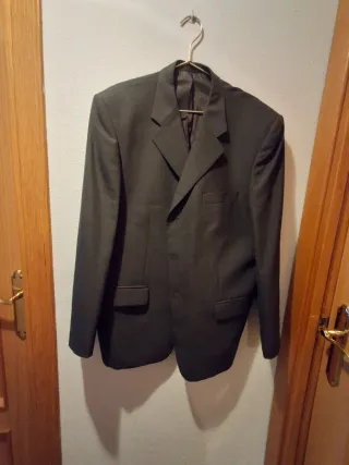 Traje completo caballero gris