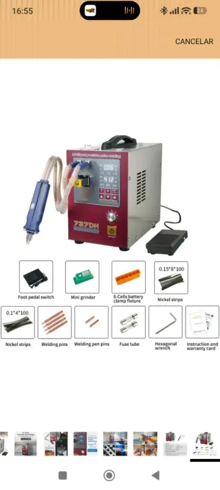 Soldador por puntos SUNKKO 737D