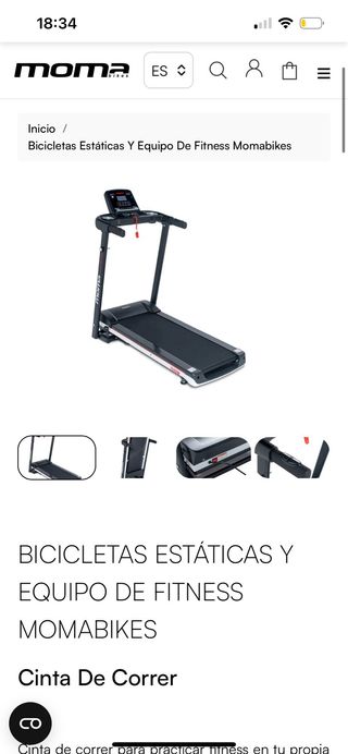 Cinta de Correr Moma Plegable 1500W