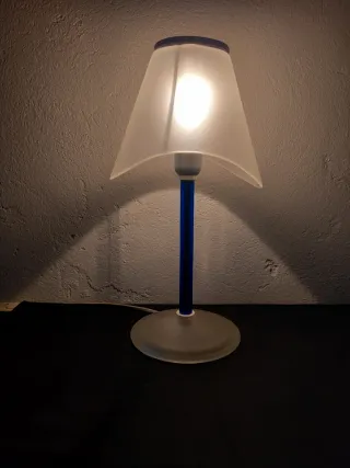 Lampada da tavolo ITRE anni '90 vetro