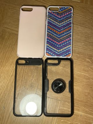 Lote 4 Fundas iPhone 7 Plus