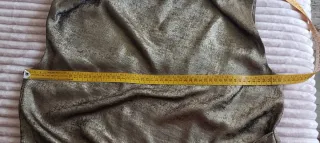 Conjunto Paz Torras Top y Pantalón Dorado