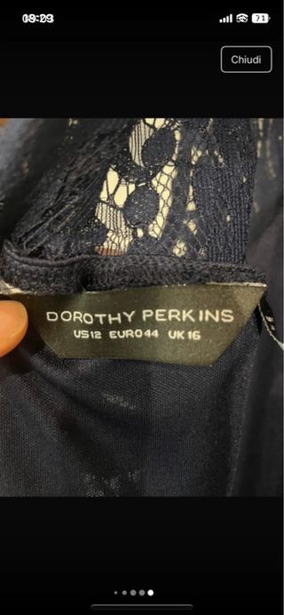 Abito elegante cerimonia Dorothy Perkins blu