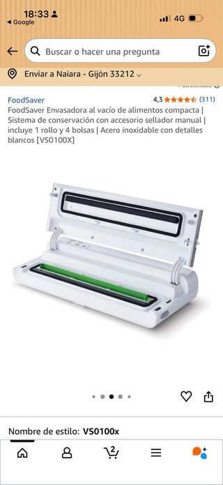 Envasadora FoodSaver