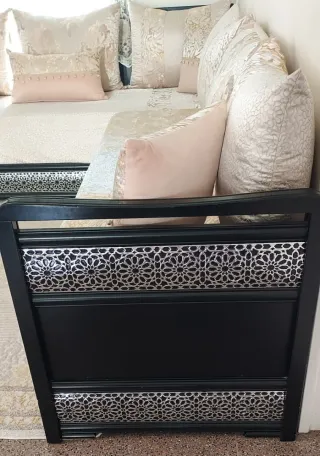 Salón Marroquí Beige y dorado