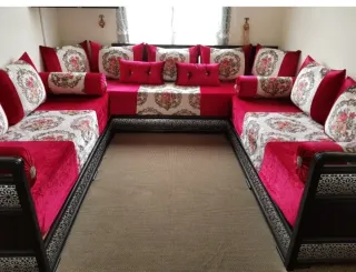 Salón Marroquí Beige y dorado