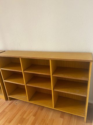 Biblioteca de madera x2