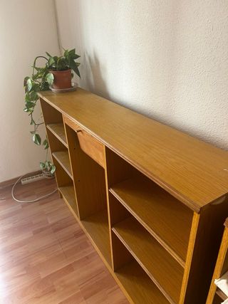 Biblioteca de madera x2