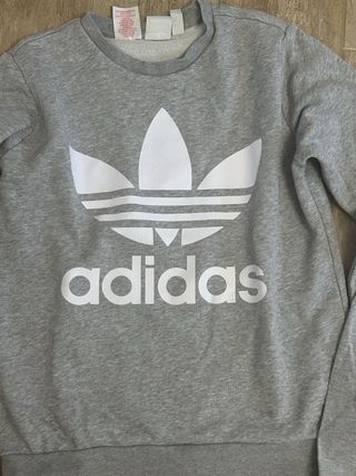 Conjunto Adidas gris talla 13-14