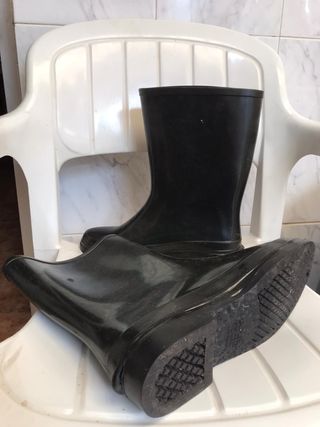 Stivali da acqua per bambini neri taglia 42