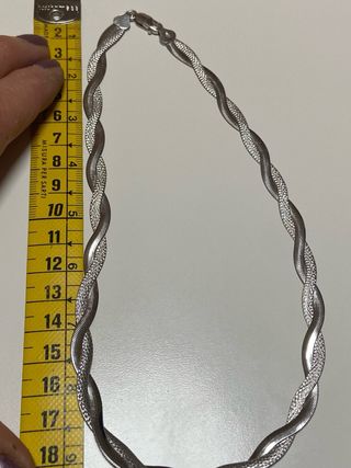 Gargantilla Plata 925 Trenzada