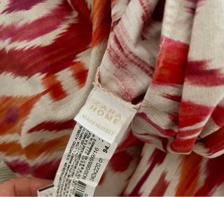 Funda Nórdica ZARA HOME Ikat Naranja y Rosa