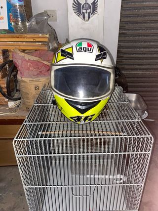 Casco AGV Valentino Rossi Blanco/Amarillo