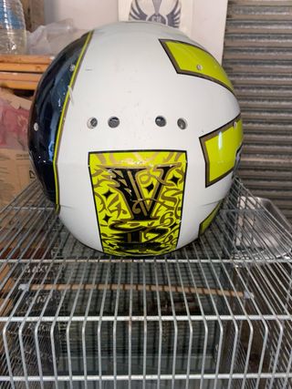Casco AGV Valentino Rossi Blanco/Amarillo
