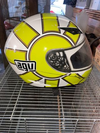 Casco AGV Valentino Rossi Blanco/Amarillo
