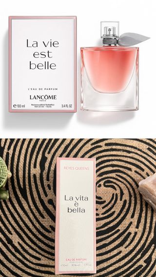 Perfume La vita è bella inspirado en Lancome