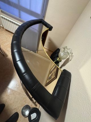 Mueble Barra Bar Madera y Piel