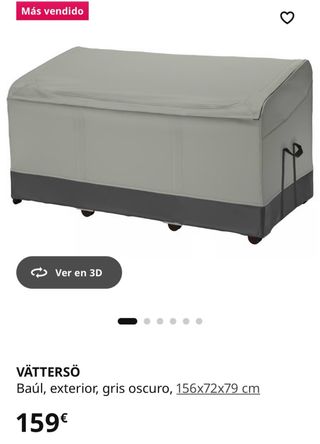 Baúl Almacenaje Exterior VÄTTERSÖ Impermeable