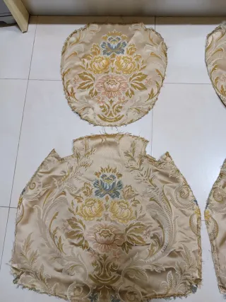 Tapicería floral para 6 sillas
