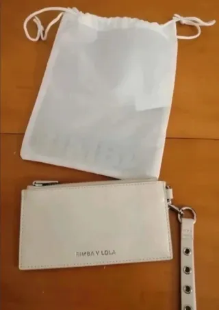 Bimba y Lola Tarjetero Monedero Blanco