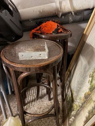 5 Taburetes Madera Diseño Thonet