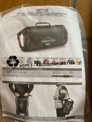 Bolsa Rulo Impermeable Givi GRT714B 20L