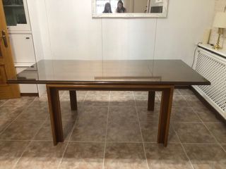 Mesa comedor extensible madera maciza