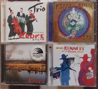 Lote 4 CDs Klezmer Kroke Trio Eden Nigel Kennedy
