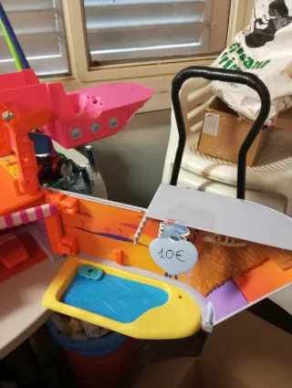 Barco Polly Pocket Rosa y Blanco