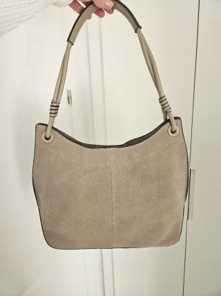 Bolso Piel  Parfois Beige Hombro