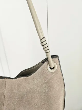 Bolso Piel  Parfois Beige Hombro