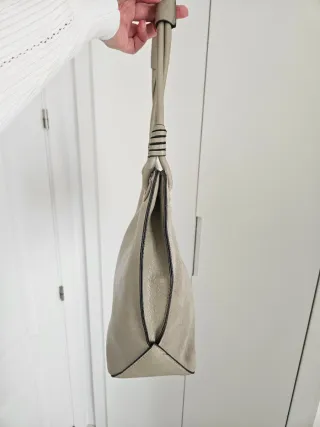 Bolso Piel  Parfois Beige Hombro