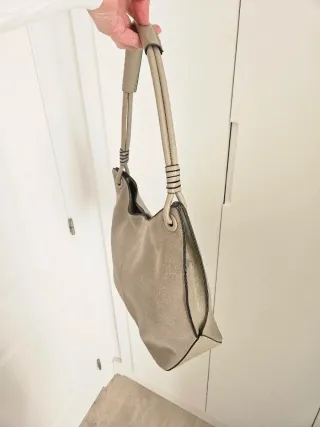 Bolso Piel  Parfois Beige Hombro