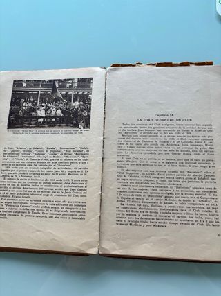 Libro antiguo 50 años del c.f.Barcelona