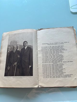 Libro antiguo 50 años del c.f.Barcelona