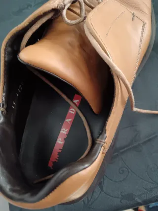 Zapatos Prada Talla 44 Beige/Negro