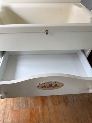 Mueble cambiador bebé con cajones