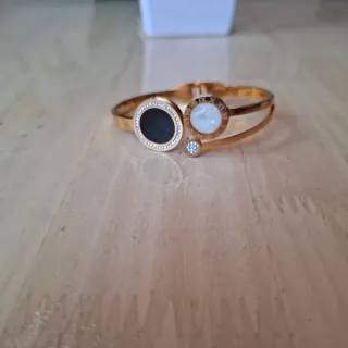 Conjunto Brazalete y Anillo Acero Inoxidable