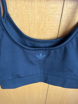 Sujetador deportivo Adidas negro