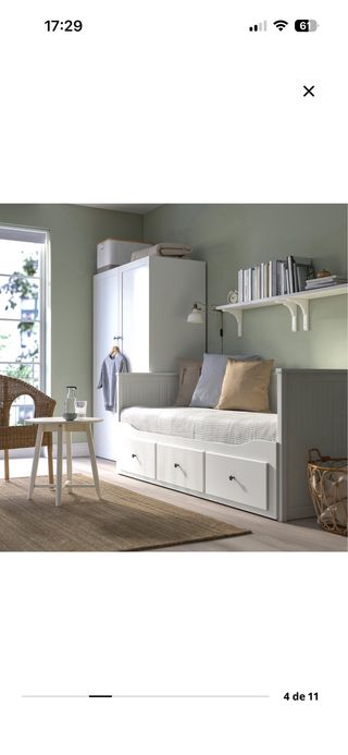 Cama ikea+ 2 colchones+ 2 fundas nordicas