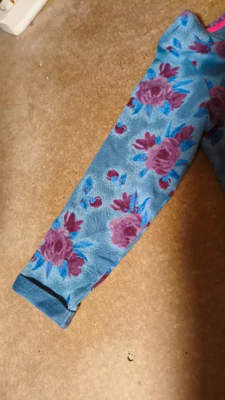 Vestido floral mangas 3/4