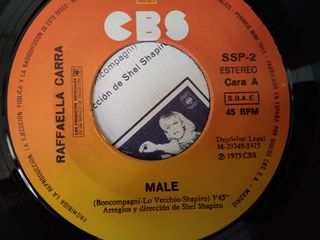 Vinilo Raffaella Carrá Male
