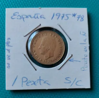 1 Peseta España 1975 *78