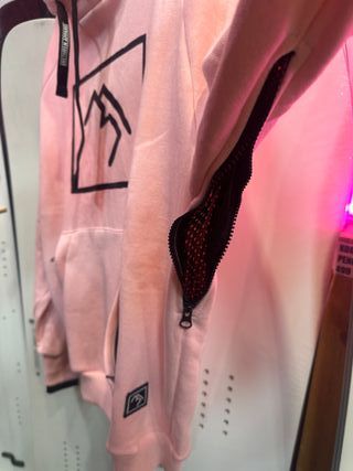 Sudadera rosa snowboard y esquí