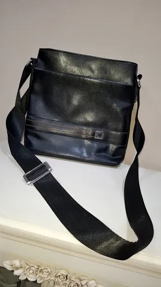 Borsa tracolla uomo/donna nera