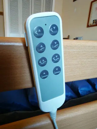 Cama articulada eléctrica madera