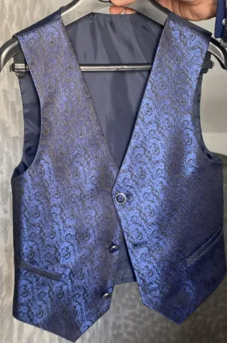 Traje de fiesta niño azul