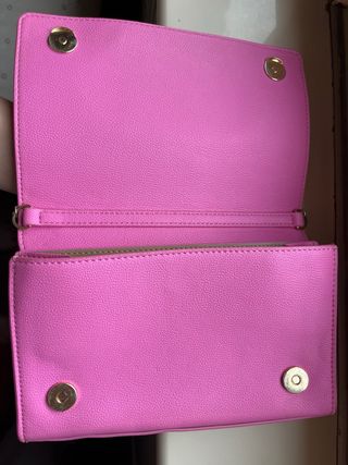 Borsa Love Moschino Rosa con Catena Oro