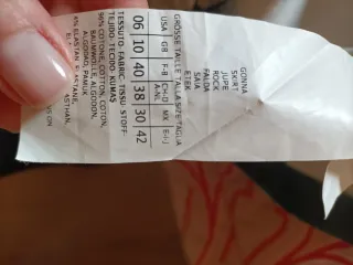 Gonna longuette fantasia farfalle