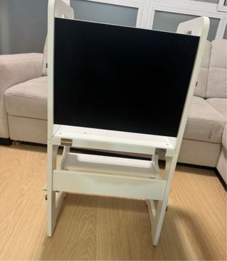 Trona de aprendizaje blanca